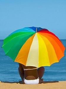 遮阳伞(用于遮防太阳光直接照射的伞)